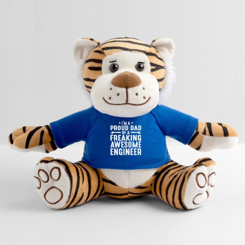 Engineer Brain Mechanical Engineering Electrical Engineering Son Plush Tiger