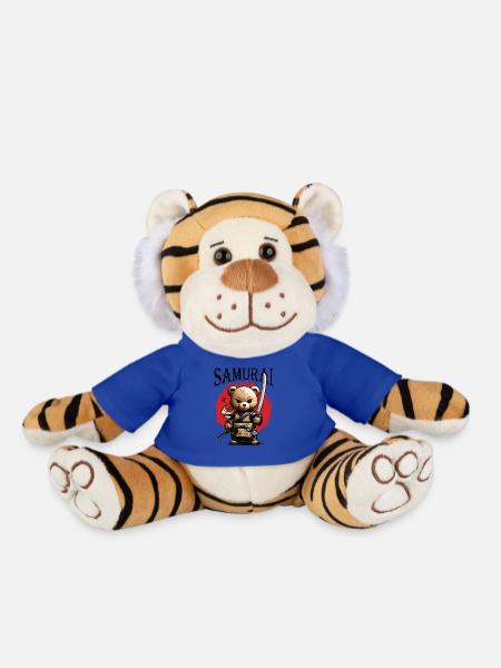 Samurai Teddy - Plüschtiger - Königsblau