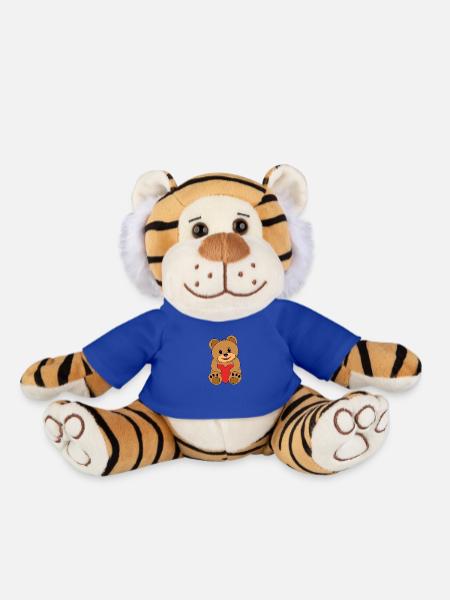 teddybär - Plüschtiger - Königsblau