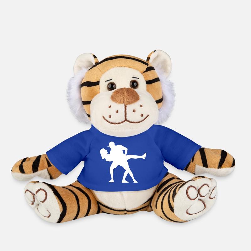 couple - Plush Tiger - royal blue