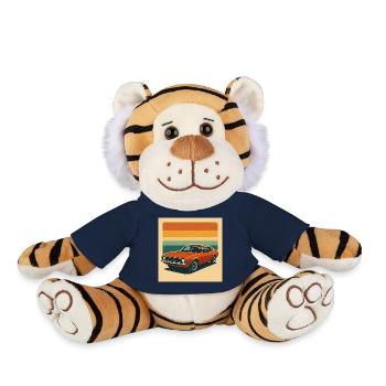 Vintage Muscle Car Retro Design - Plüschtiger - French Navy - Vorne