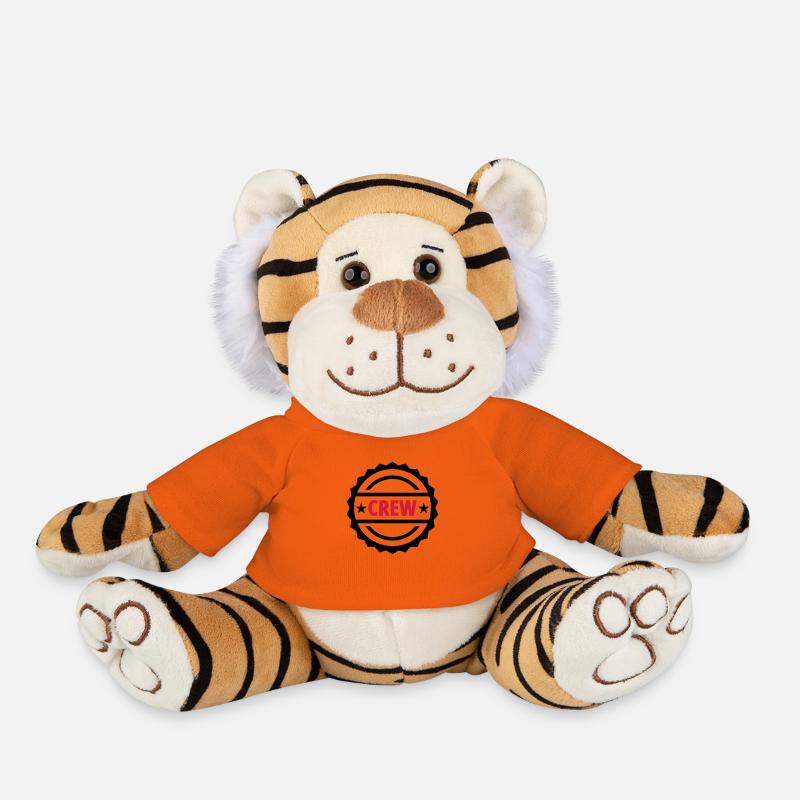Crew - Peluche Tigre - orange doré