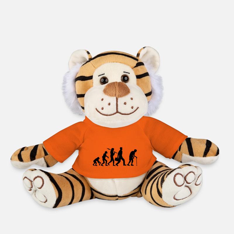 Evolution Opa Design - Plüschtiger - Goldorange