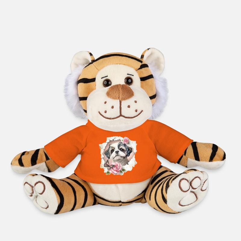 Shih Tzu - Peluche - arancio dorato