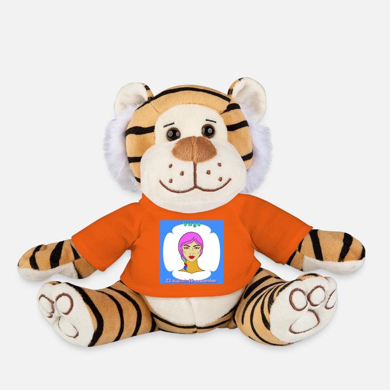 Fräulein - Plüschtiger - Goldorange