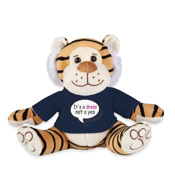 C’est une robe, pas une chemise statement - Peluche Tigre - jaune soleil - Devant