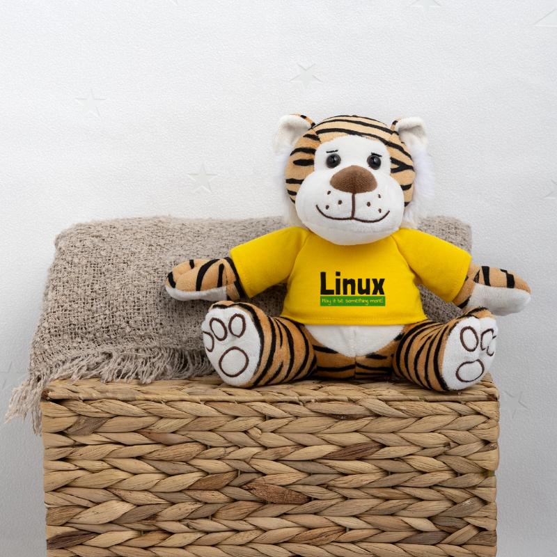 Linux Computer Computerarbeit witzige Sprüche Nerd Plüschtiger