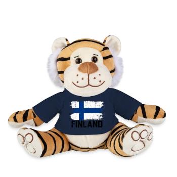 Nordischer Flaggenpinselstrich - Plüschtiger - French Navy - Vorne