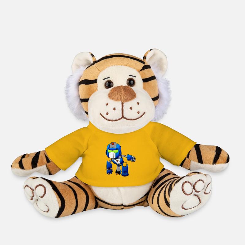 Robot - Plüschtiger - Sonnengelb