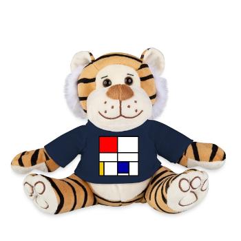 Mondrian 3 - Plush Tiger - sun yellow - Front