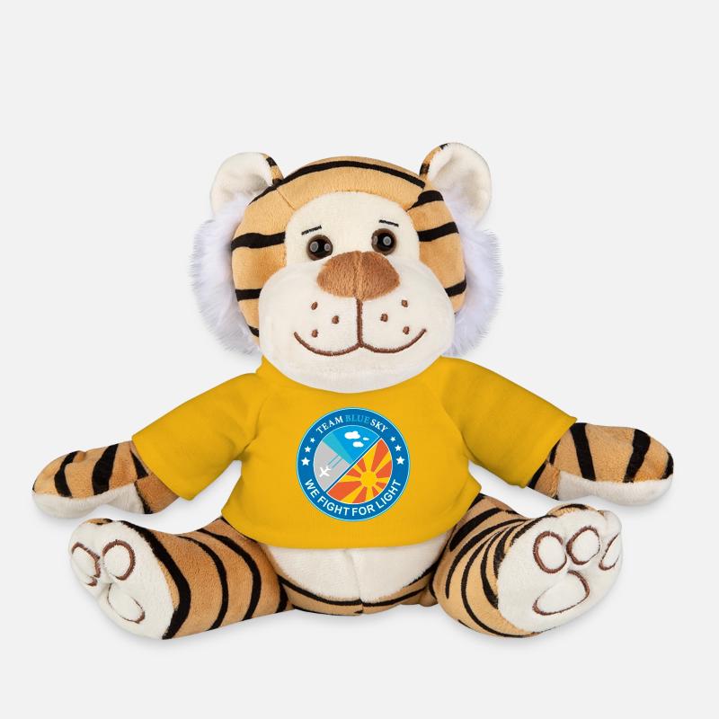 Light Warrior Badge Air and Sun Mission Emblem - Plush Tiger - sun yellow