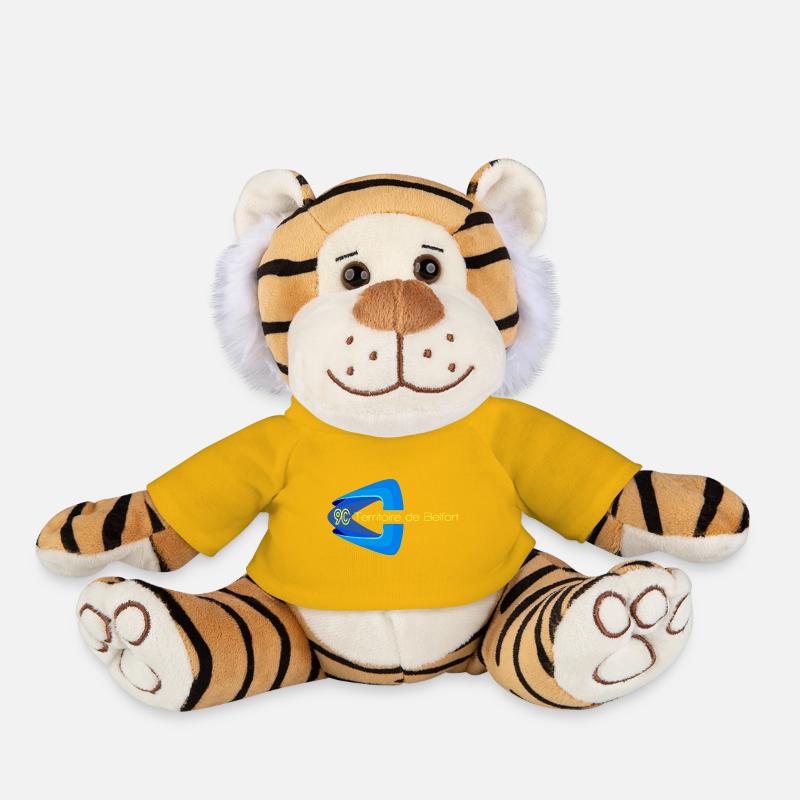 Territoire de Belfort - Peluche Tigre - jaune soleil