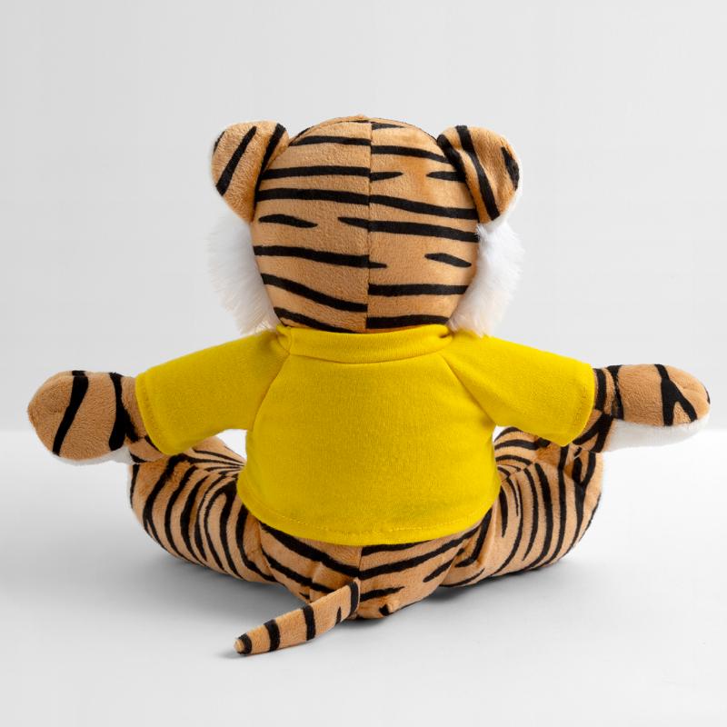 Logo Contested Script Noir Peluche Tigre
