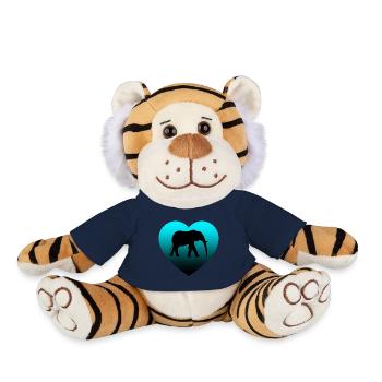 Éléphant - Peluche Tigre - jaune soleil - Devant