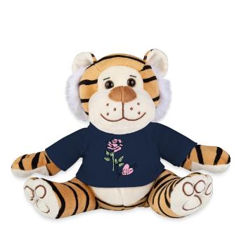 Rose - Peluche Tigre - jaune soleil - Devant