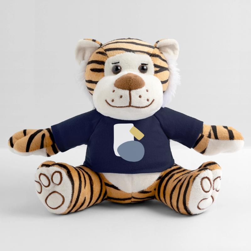 Conception abstraite de différentes formes Peluche Tigre