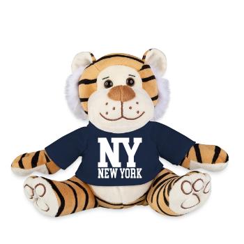 New York NY - Plush Tiger - french navy - Front