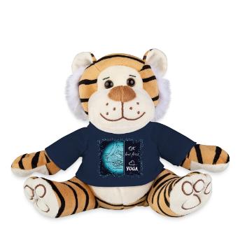 Ok but first yoga - Plush Tiger - french navy - Front