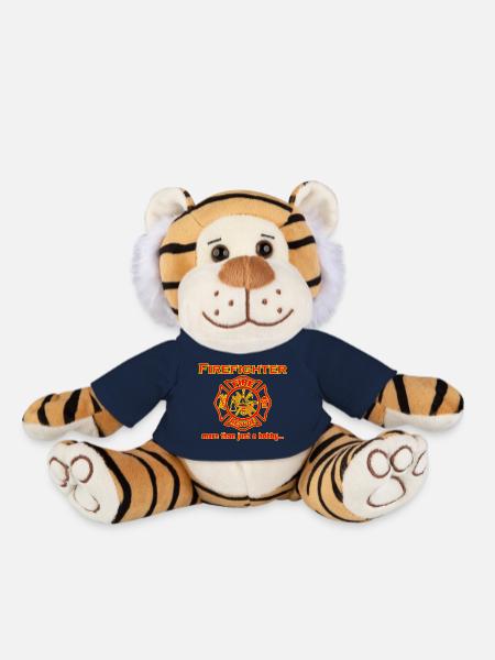 Firefighter - Plush Tiger - french navy