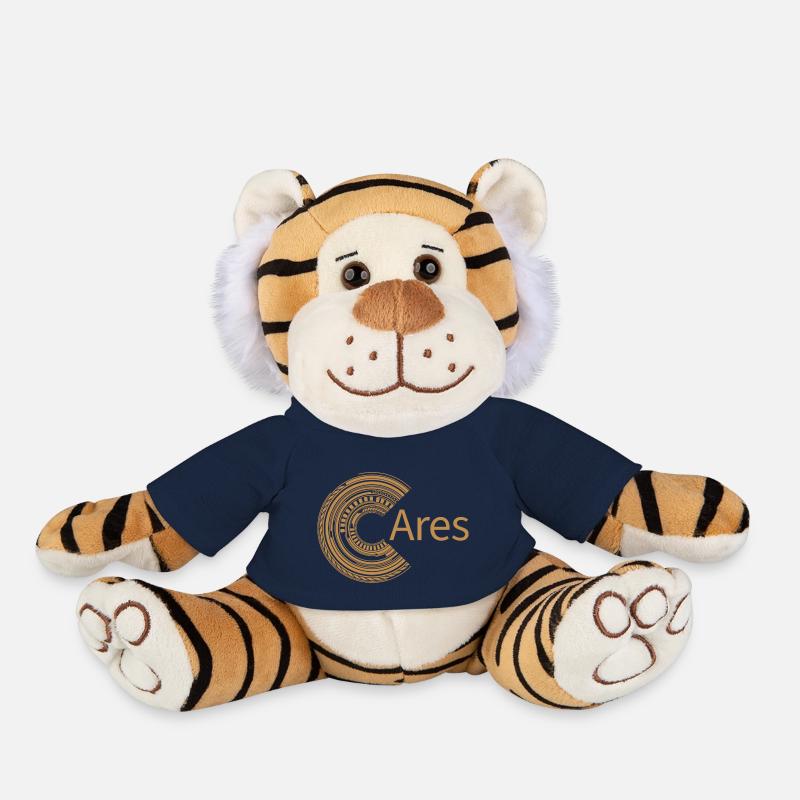 Pour Ares - Peluche Tigre - bleu marine