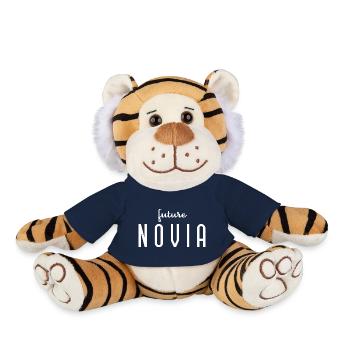 Future Novia Engagement Bridal Shower Wedding - Plush Tiger - french navy - Front