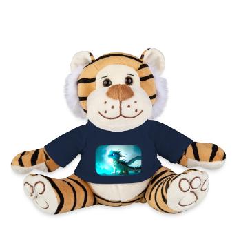 Grummliger little dragon - Plush Tiger - french navy - Front