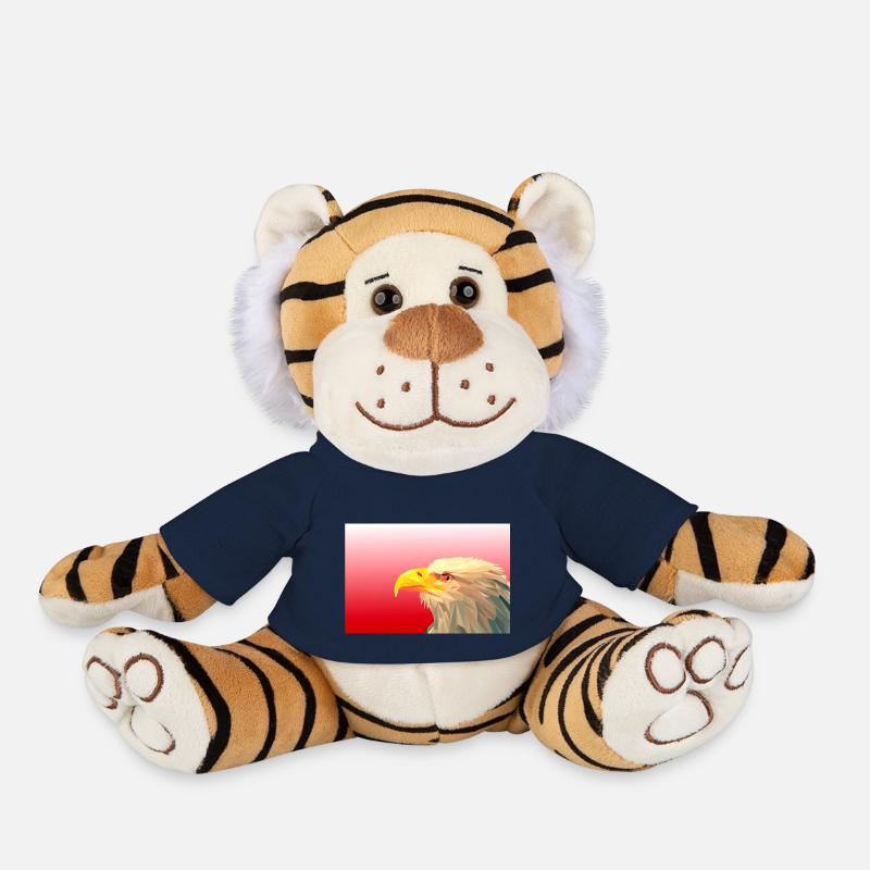 Aigle. - Peluche Tigre - bleu marine