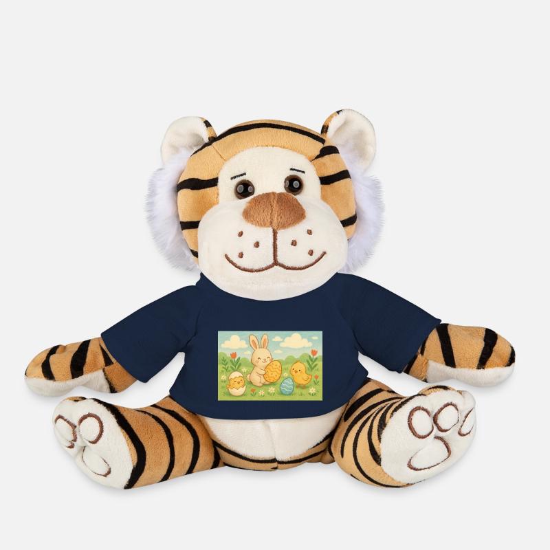 Easter - Plush Tiger - french navy