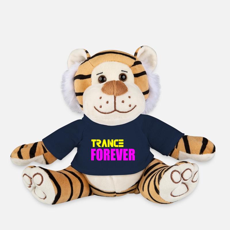 Trance forever - Plush Tiger - french navy