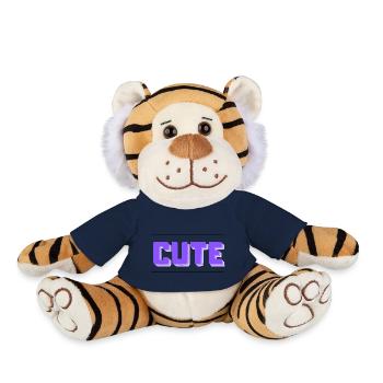 Mignon - Peluche Tigre - bleu marine - Devant