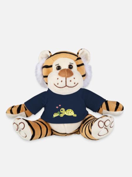 Tortue - Peluche Tigre - bleu marine