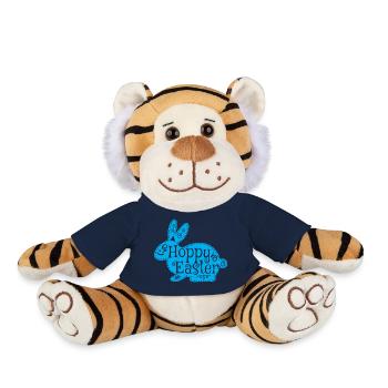 Hoppy Easter Happy Easter - Plush Tiger - french navy - Front