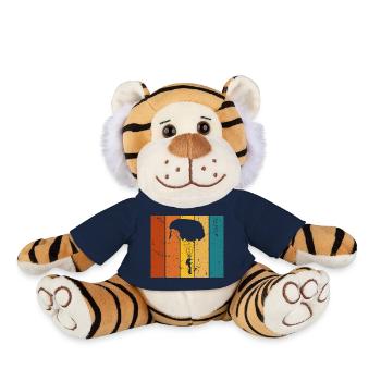 Vintage Geschenk Fallschirm - Plüschtiger - French Navy - Vorne