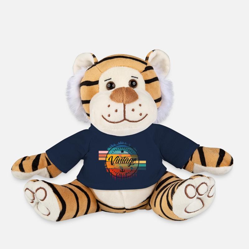 Vintage - Plüschtiger - French Navy