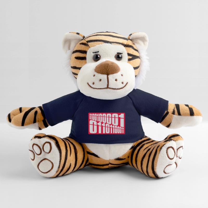Langage de programme de code binaire Peluche Tigre