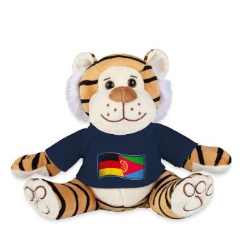 Eritrea Design für stolze Deutsch-Eritreer - Plüschtiger - French Navy - Vorne