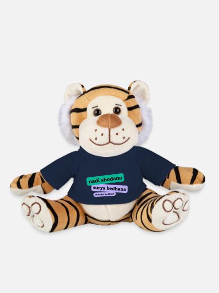Pranayama - Plush Tiger - french navy