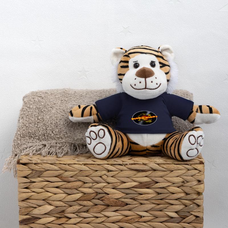 Disco Night Exploding Long Playing Record Plush Tiger