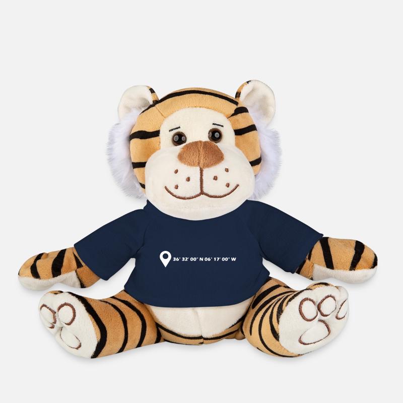 Cádiz coordinates - Plush Tiger - french navy