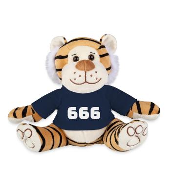 666 - Plush Tiger - french navy - Front