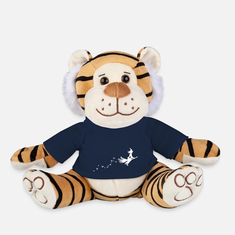 Witch broom - Plush Tiger - french navy