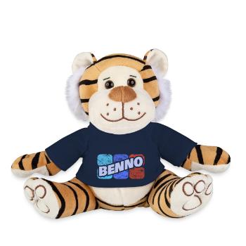 Benno Benno - Peluche Tigre - bleu marine - Devant
