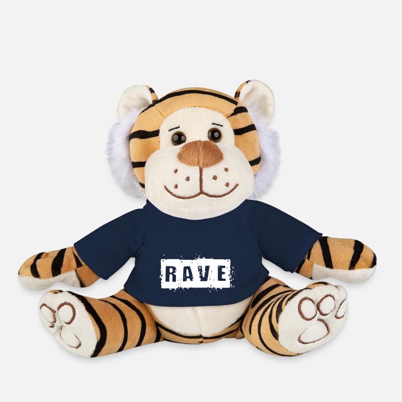rave - Plush Tiger - french navy