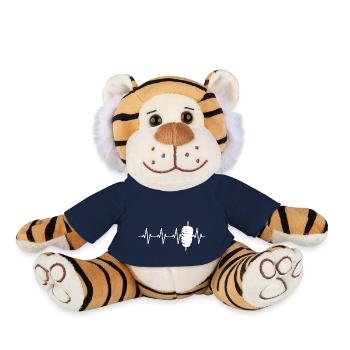 Döner Kebab, Brochette de kebab, Kebab turc grill - Peluche Tigre - bleu marine - Devant