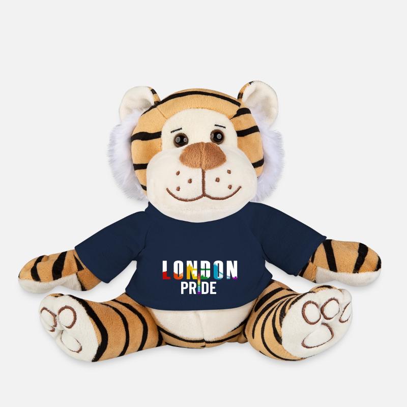 LONDON PRIDE - Plush Tiger - french navy