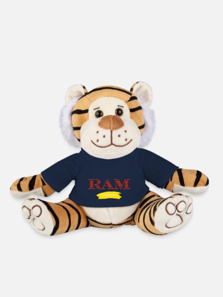 ram - Peluche Tigre - bleu marine