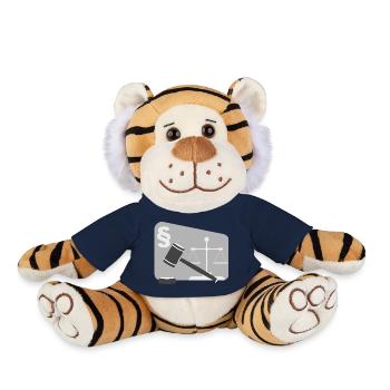 Lawyer Lawyer Judge Judge Law Justi - Plush Tiger - french navy - Front
