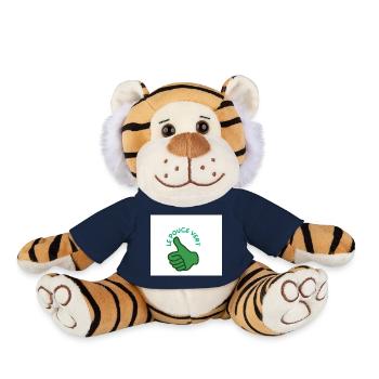 THE GREEN THUMB 1 - Plush Tiger - french navy - Front