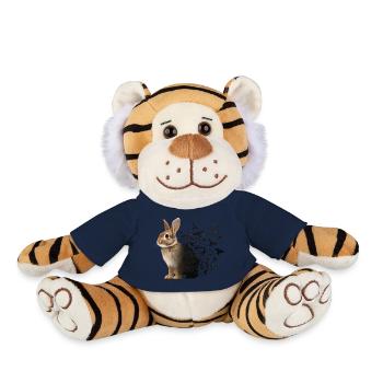 Rabbit - Plush Tiger - french navy - Front