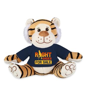 Chaussures appropriées à vendre - prothèse de jambe - Peluche Tigre - bleu marine - Devant
